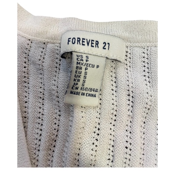 Forever 21 White Knit Top - Picture 5 of 8